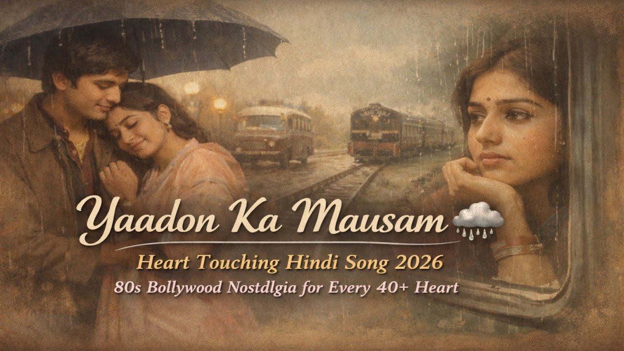Yaadon Ka Mausam 🌧️ | Heart Touching Hindi Song 2026 | 90s Bollywood Nostalgia for Every 40+ Heart
