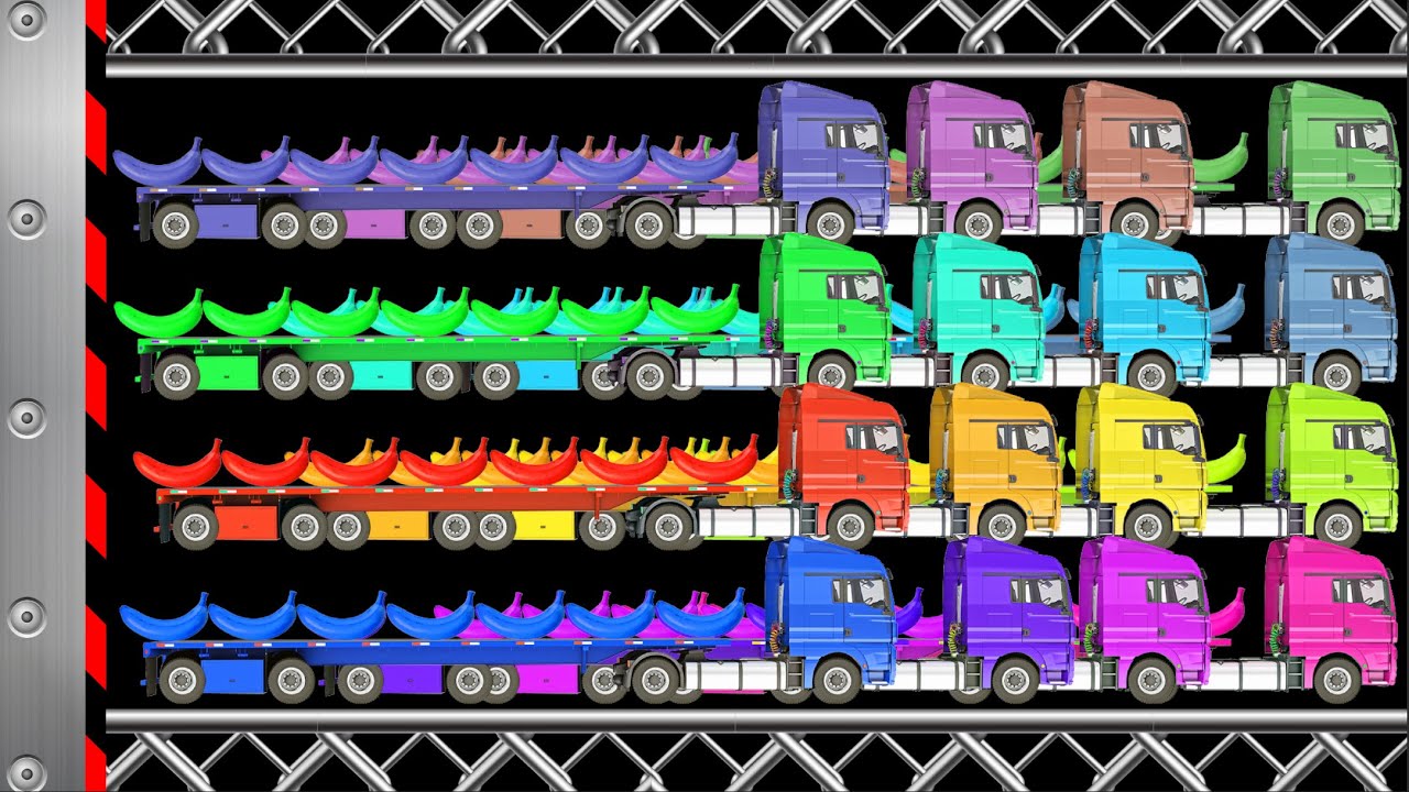 Giant Banana Transportation Truck - The Fastest Shutter Crushers