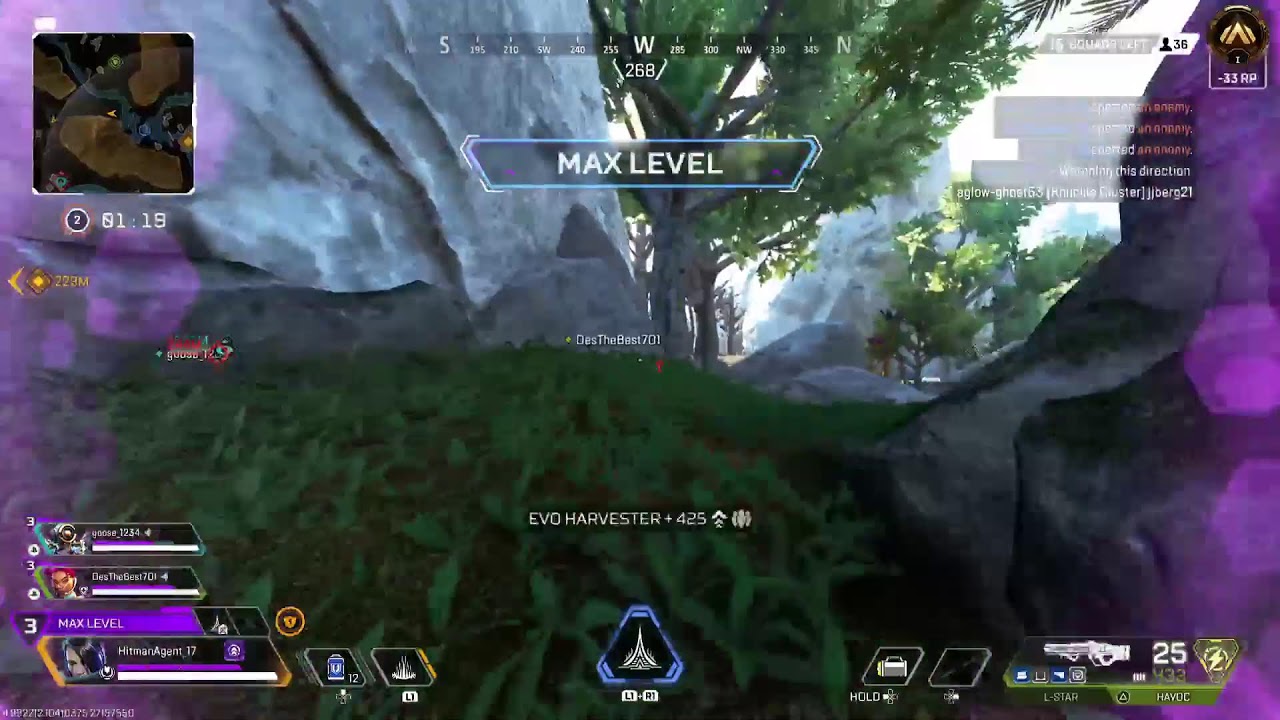 Playing Apex Legends Rank.