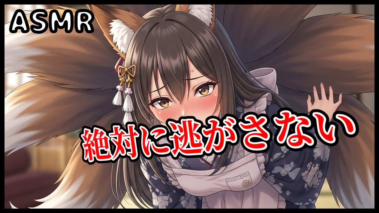 【ASMR/狐娘】「もう一生、離さないから…」助けた狐が恩返しに来たけど、重すぎる愛で監禁されちゃう…【ヤンデレ/逆転】