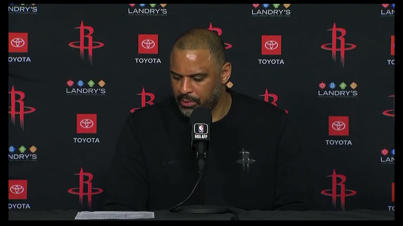 Houston Rockets Postgame: Ime Udoka talks about the Rockets win over Grizzlies
