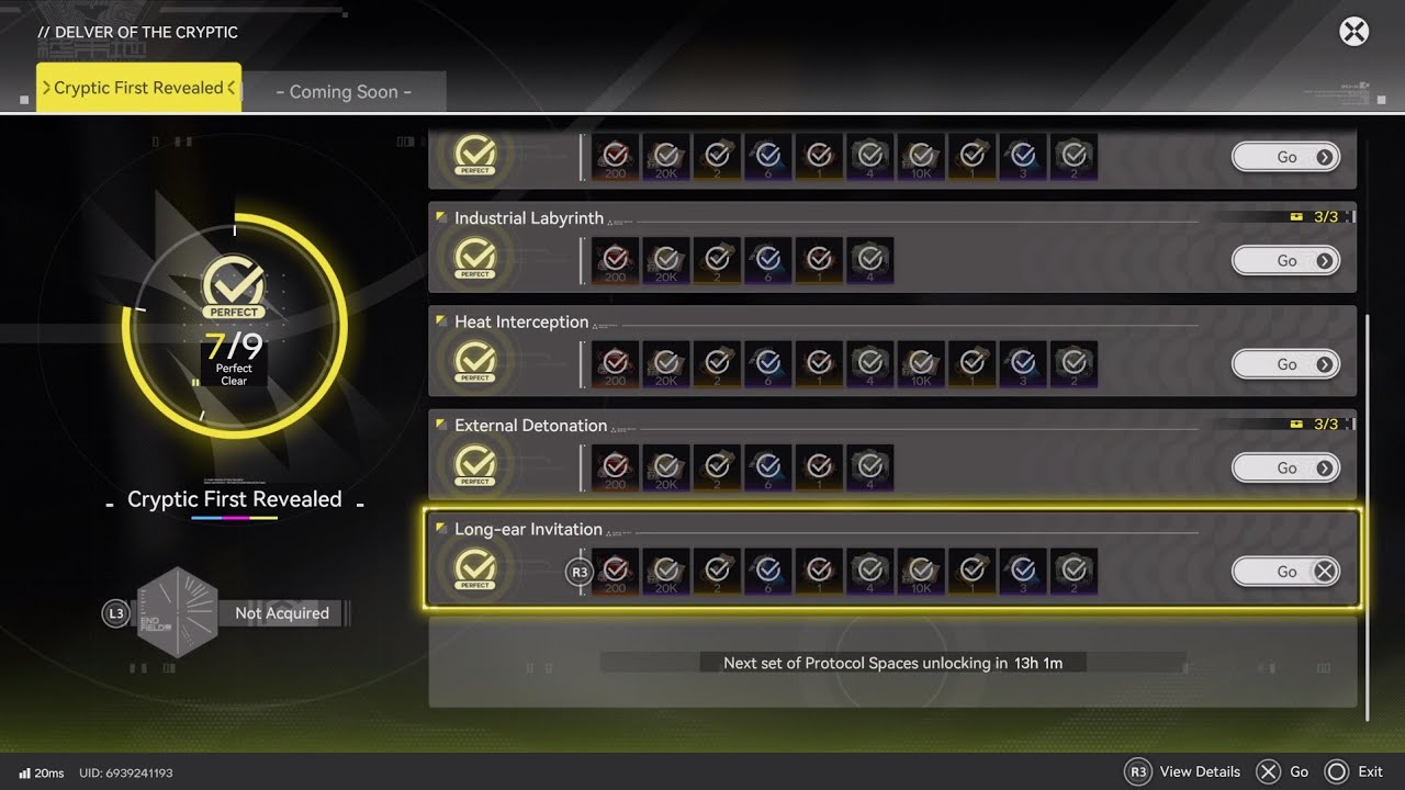 Cryptic First Revealed 6-7 External Detonation & Long-Ear Invitation All Chest Locations / Rewards