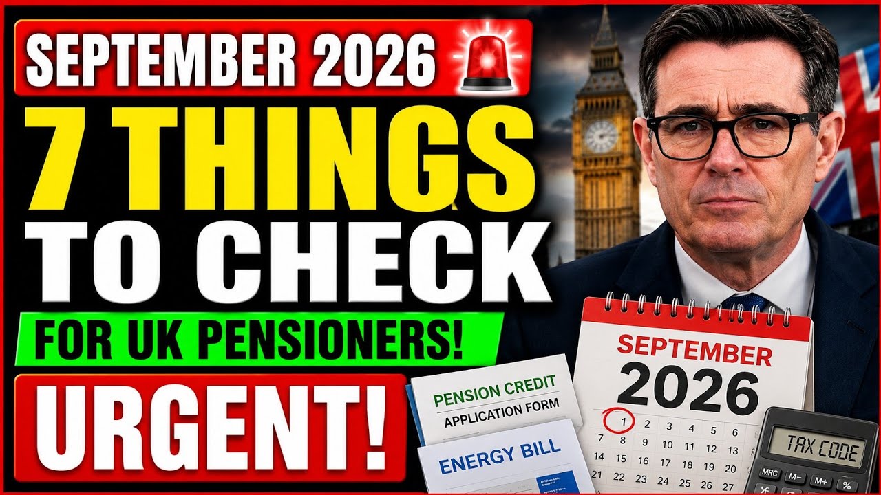 ⚡ UK Pension Update: 7 IMPORTANT Things Pensioners MUST Check in September 2026!