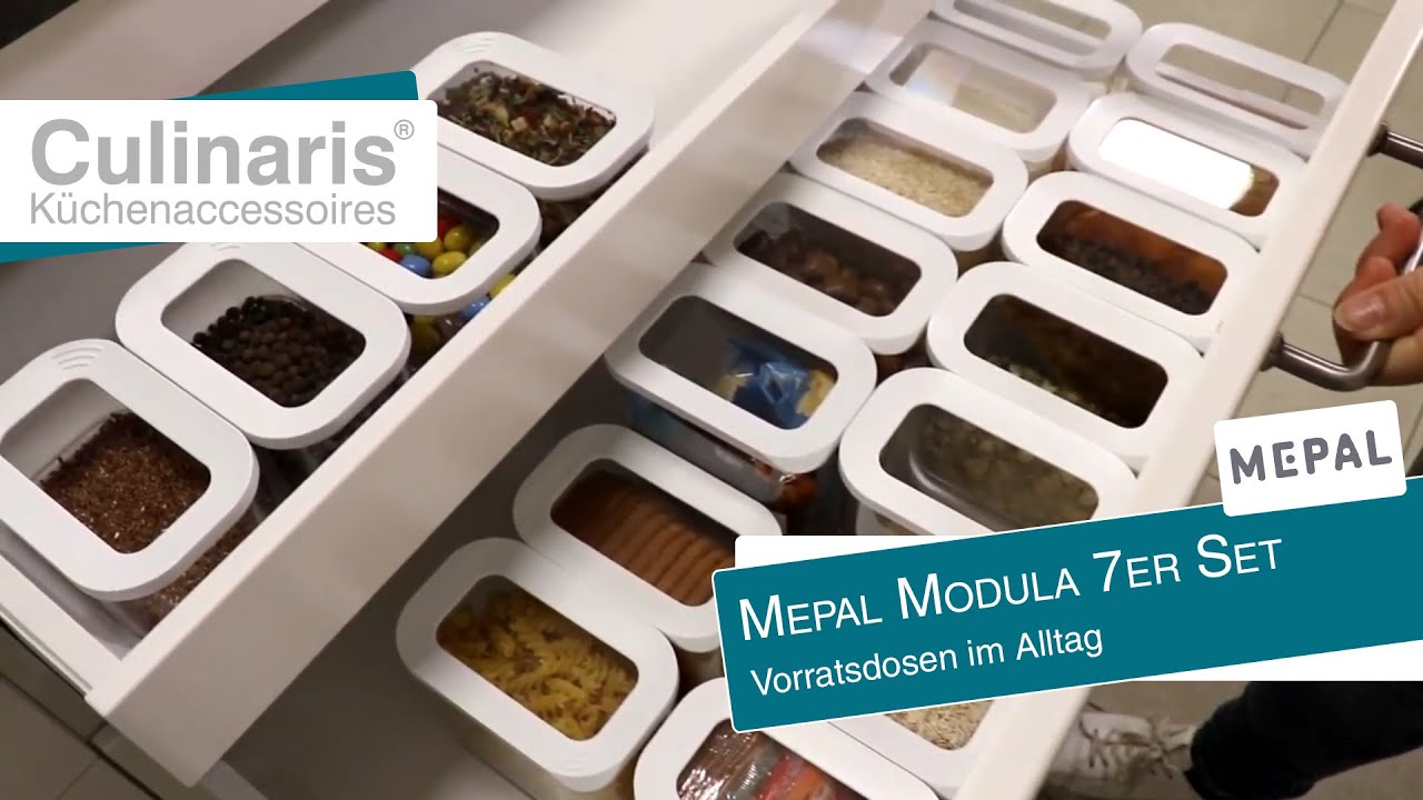 Culinaris zeigt: Mepal Modula 7er Set - Vorratsdosen im Alltag
