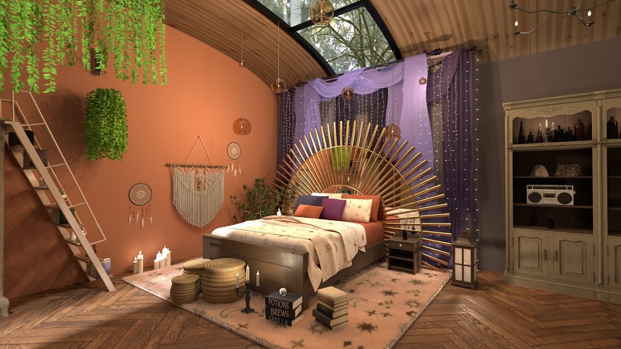 Quarto Magia | Planner 5D | Plantas e 3D | Decora&ccedil;&atilde;o