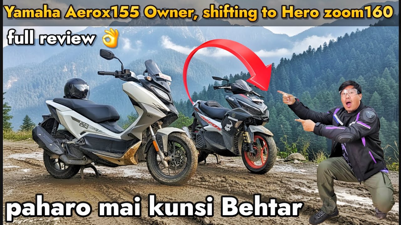 2025 HERO XOOM160 | FIRST IN HIMACHAL HERO XOOM160 | PAHARO MAI KUNSI BEHTER HERO VS YAMAHA | HERO 