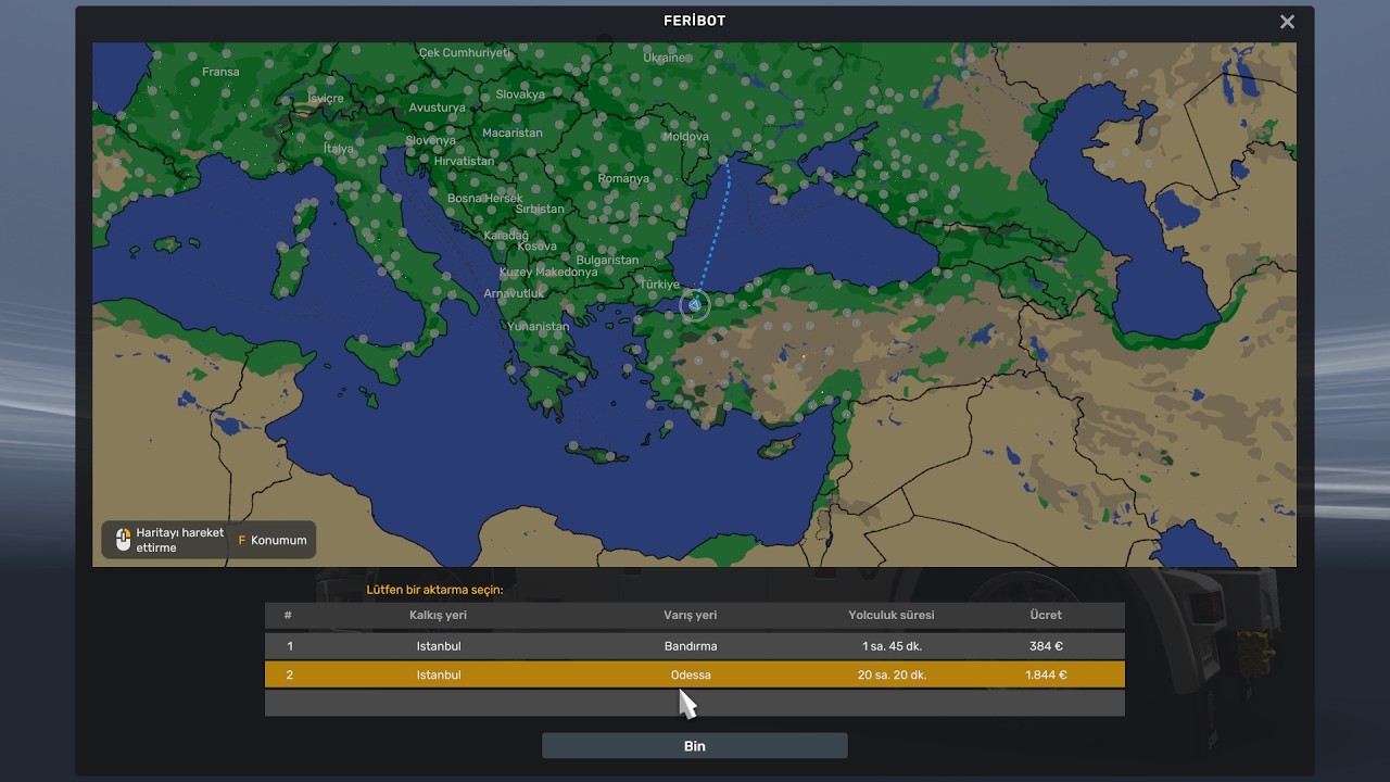 ETS2 1.58  ROEX MAP 5.0 FREE  BURSA -  KERCH