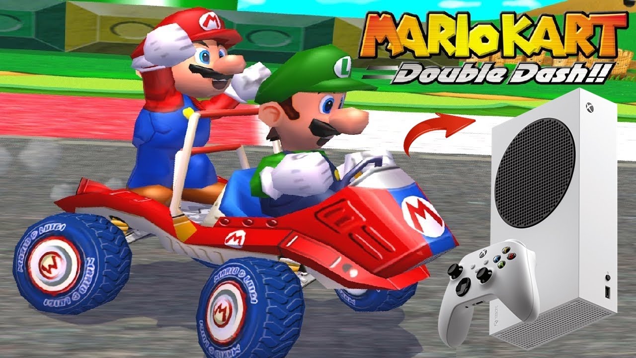 Xbox Series s rodando Mario Kart