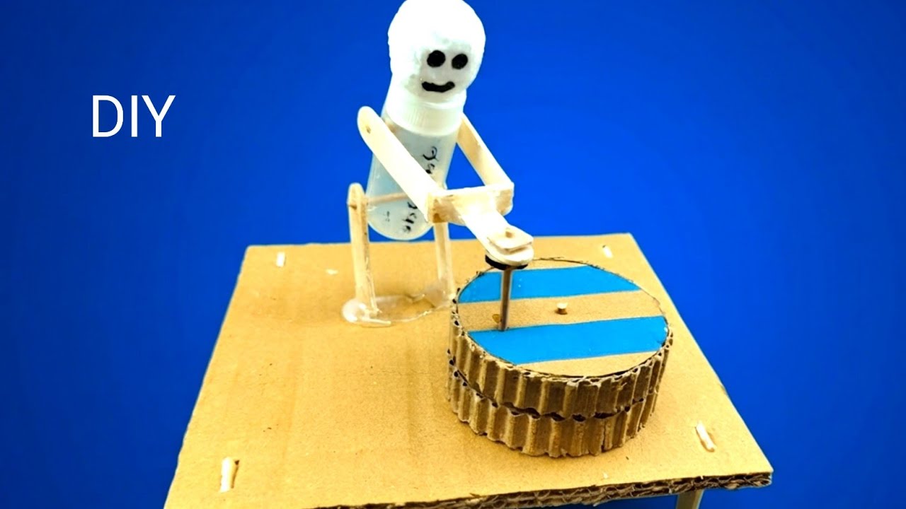 DIY Ata Chakki Robot Only 1$ | Make Amazing Science Project 