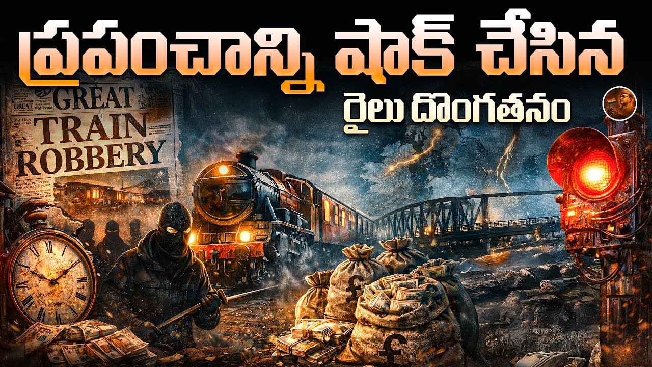 చరిత్రలోనే అతి గొప్ప రైలు దొంగతనం ఇది || The Greatest Train Robbery Ever , Explained in Telugu