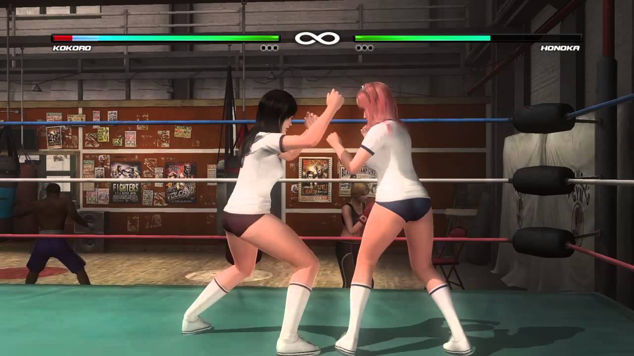 DEAD OR ALIVE 5 Last Round School girls gym fights