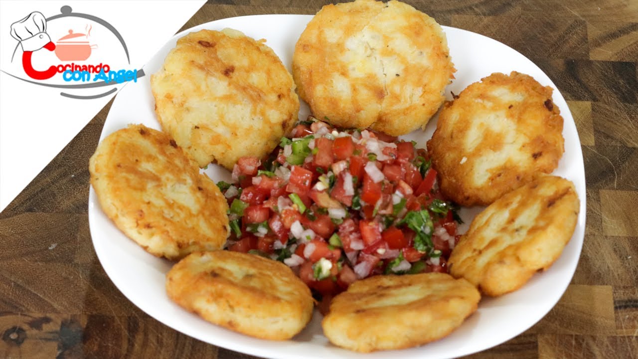 Receta Barata Tortitas de Papa y Pollo