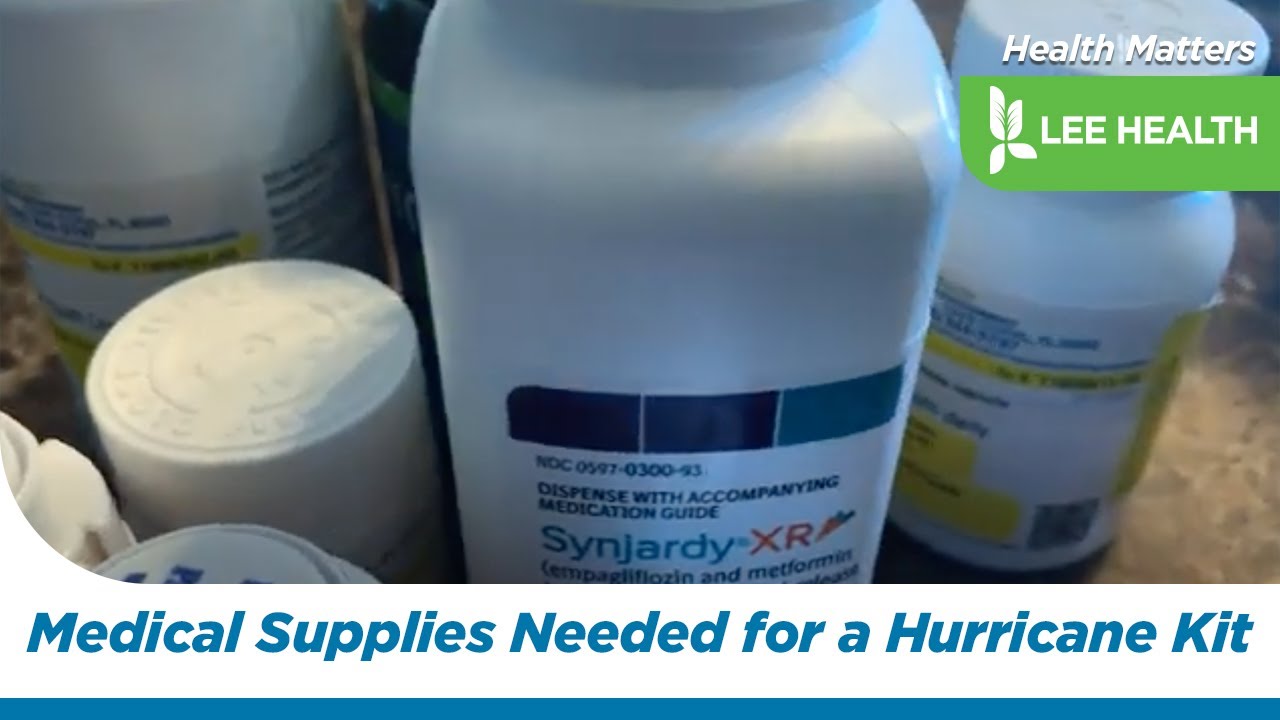 Medical Supplies Needed for a Hurricane Kit