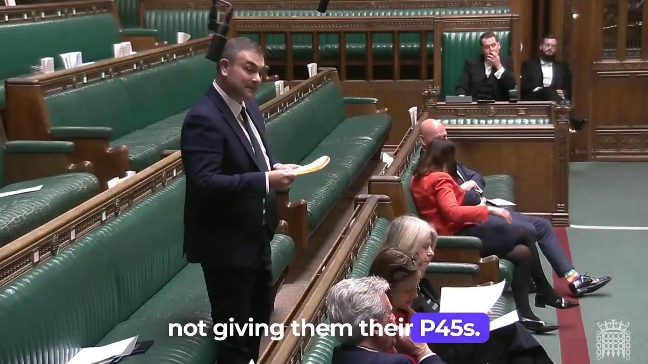 Peter Bedford MP hammers the Government's record on youth unemployment