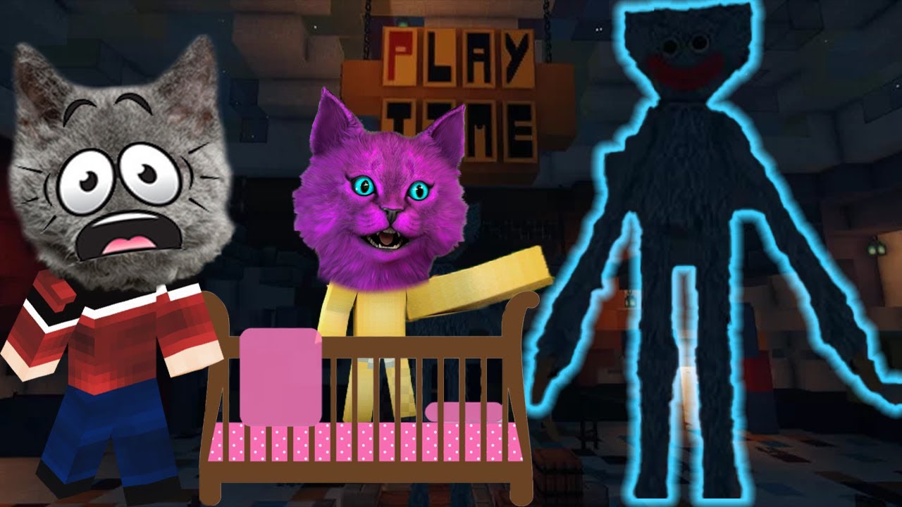 Kızım Rümeysaya HUGGY WUGGY Oyuncağını Almak İçin Oyuncak Fabrikasına Gittik - MİNECRAFT MOD