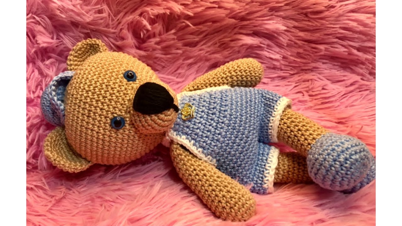 Cómo hacer un oso en crochet? Osito en Amigurumi paso a paso 🐻♥️