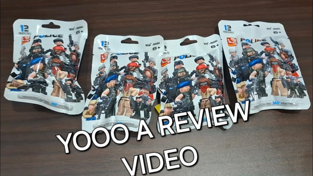 Sluban Police set of 4 | A review video