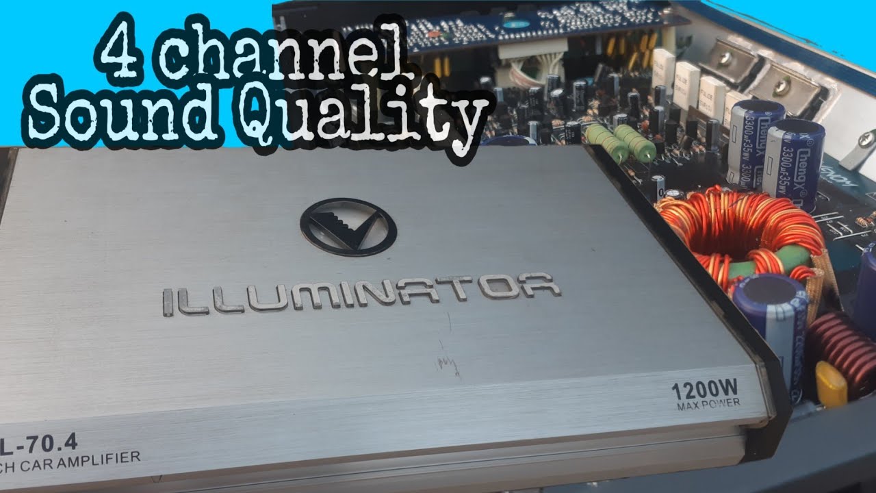 Venom illuminator VL 70.4 || seperti ini jeroan power Sound Quality