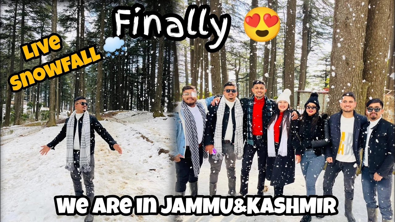 Finally going to  Patnitop Jammu&Kashmir 😍|| Live Snowfall 🌨️ ||