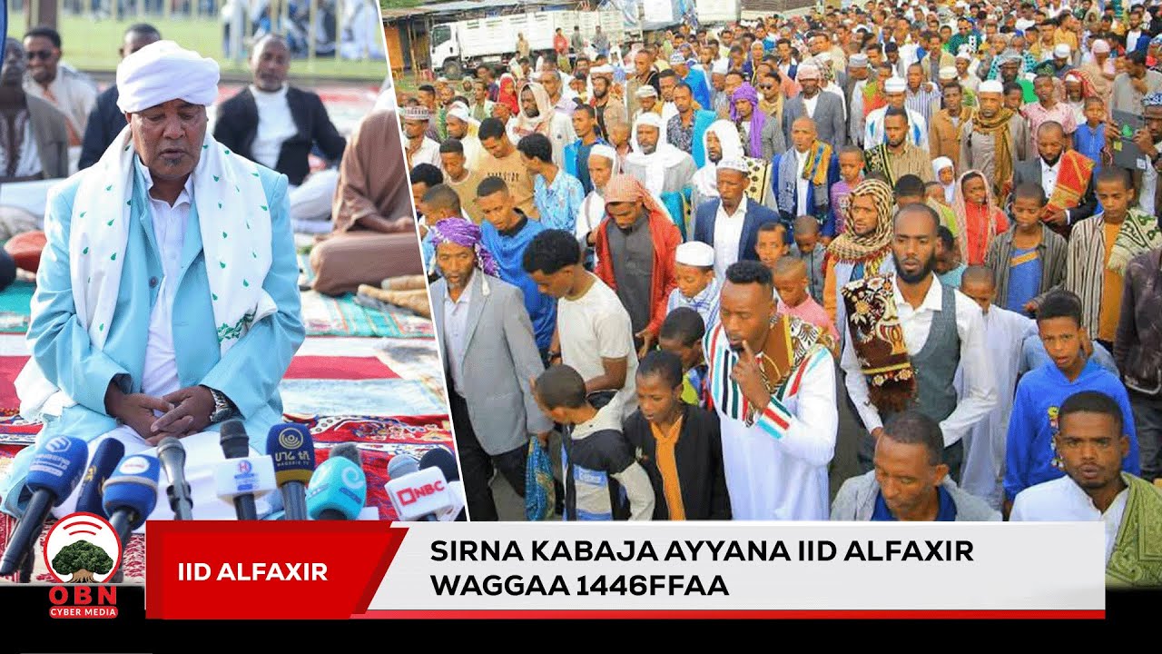 Sirna Kabaja Ayyana Iid Alfaxir waggaa 1446ffaa