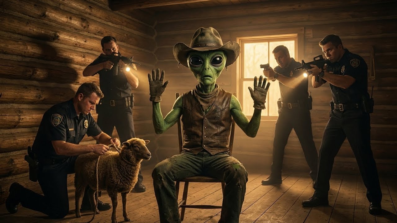 Alien Caught After Kidnapping Sheep | Police Rescue Farm Animal