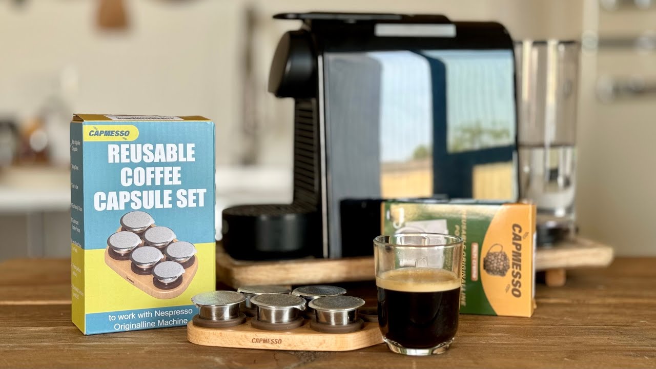 CAPMESSO Reusable Capsules for Nespresso OriginalLine | Better Coffee with less money