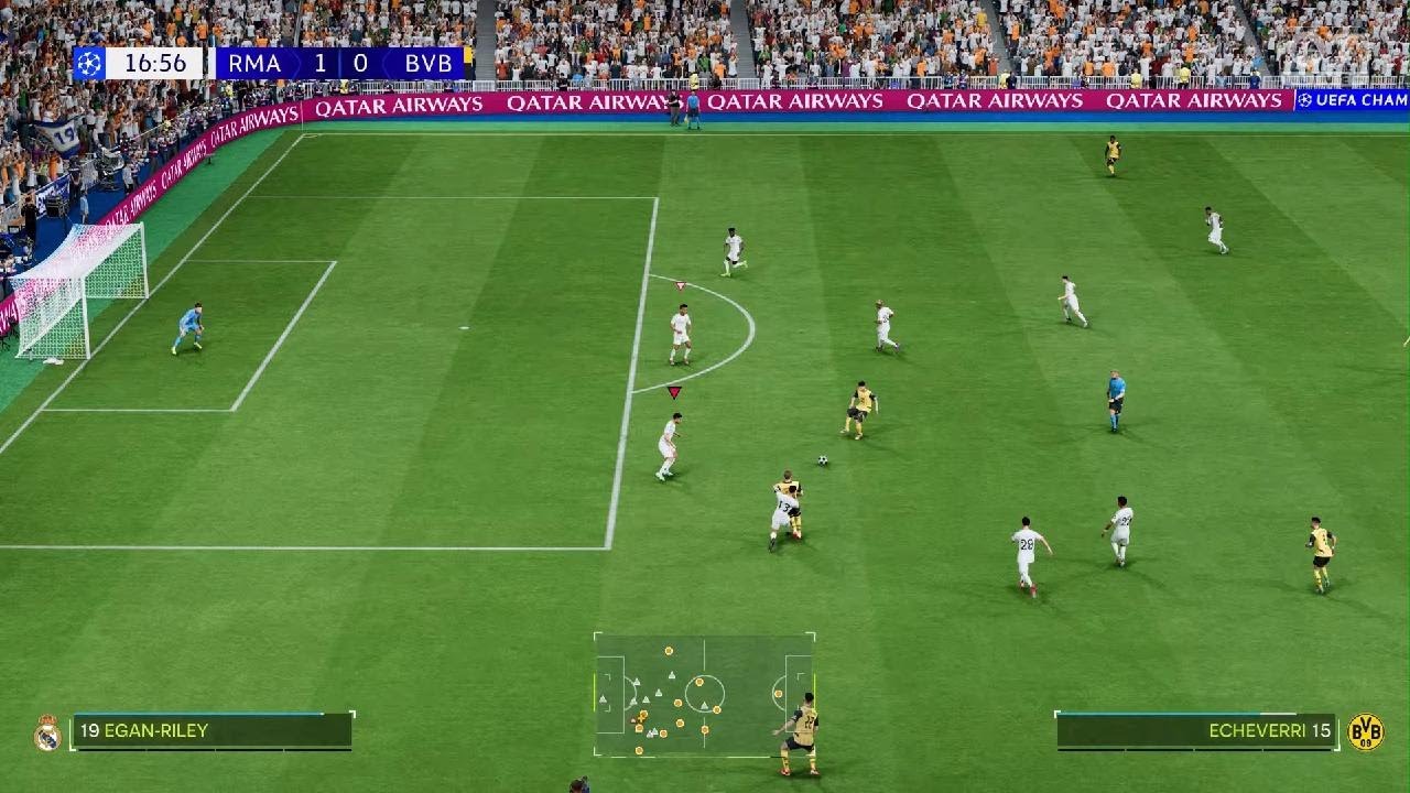 Real Madrid x Borussia Dortmund - carreira de manager - EA SPORTS FC 25