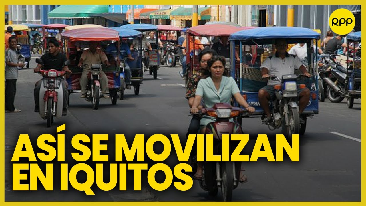 Motos y mototaxis son los principales medio de transporte en Iquitos