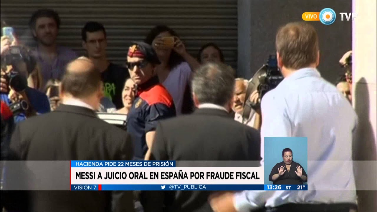 Visi&oacute;n 7 - Juicio a Messi por fraude fiscal