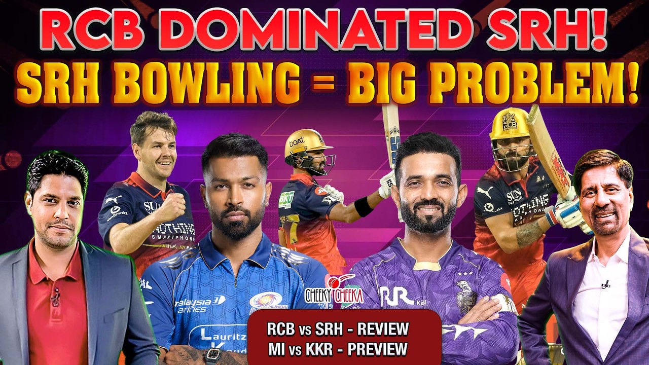 RCB DOMINATED SRH! | SRH BOWLING = BIG PROBLEM! | RCB vs SRH Review | MI vs KKR Preview