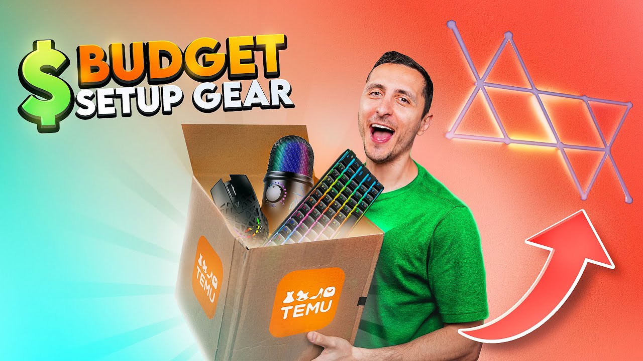 Upgrade your boring setup with these Budget Tech from TEMU!