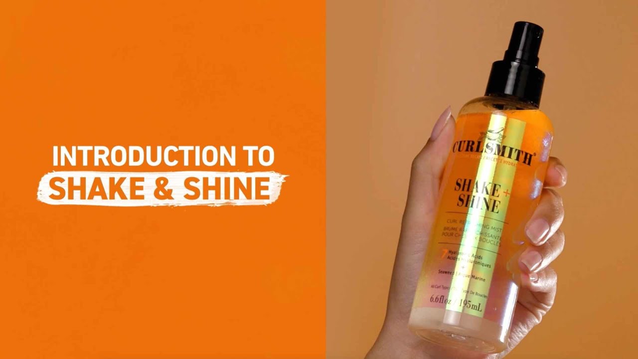 Introducing the NEW Shake + Shine Curl Refreshing Mist