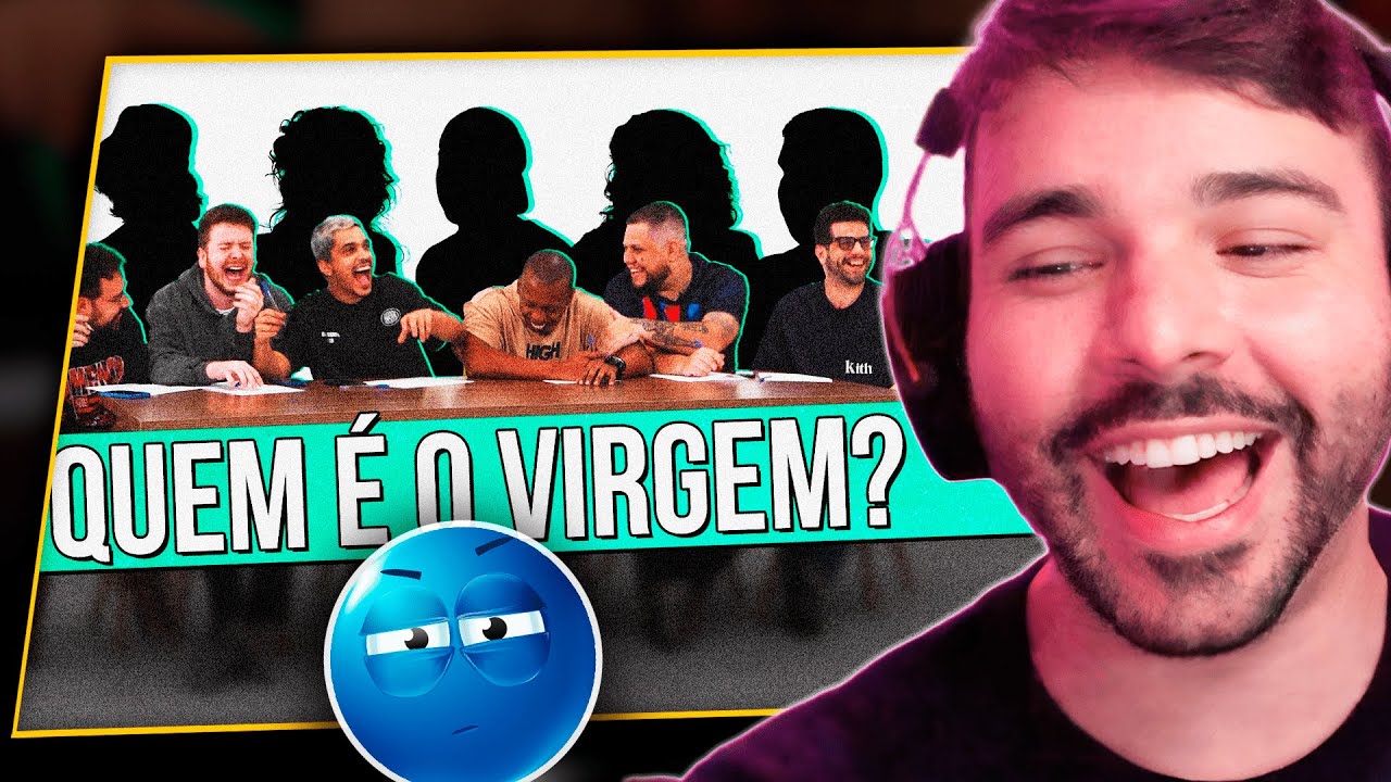QUE VÍDEO BOM! QUEM É O VIRGEM? MINERVA REAGE ao@canalaquelescaras!