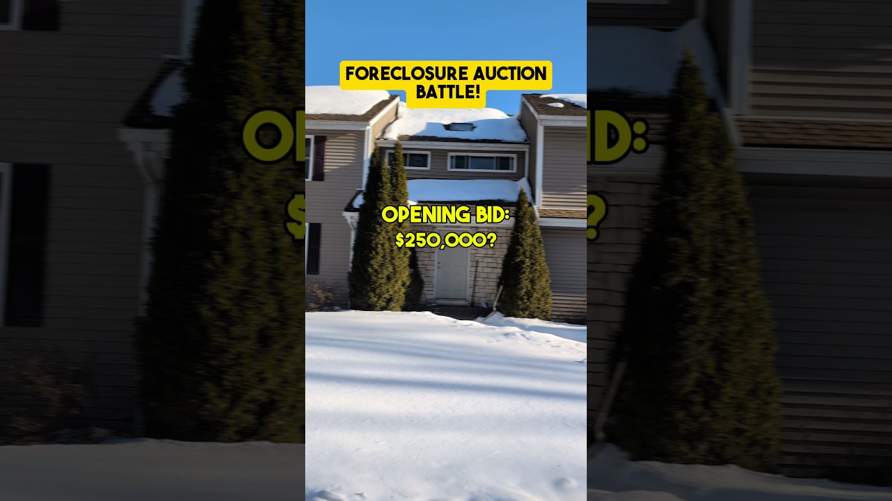 Bidding War at a Foreclosure Auction!