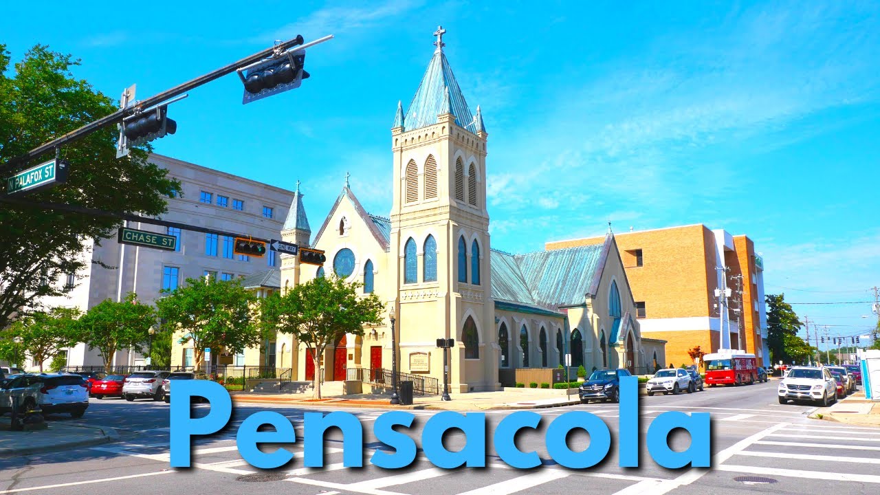 Pensacola Florida - Driving Through Pensacola Florida 4k UHD
