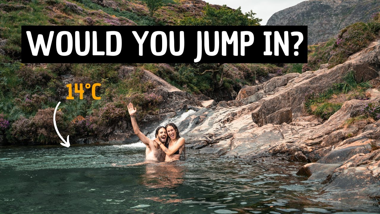 Van Life UK - Wild swimming with 14°C in Wales