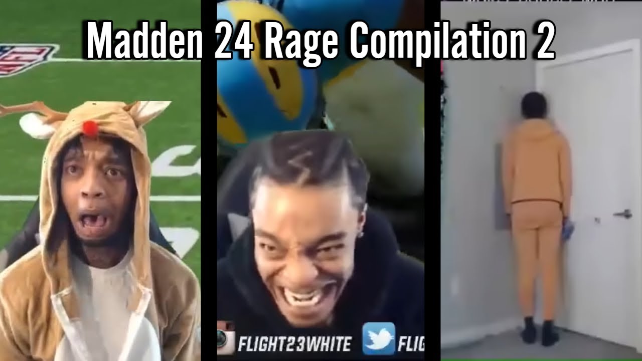 FlightReacts Madden 24 Rage Compilation 2 | Try Not To Laugh Challenge (YLYL)
