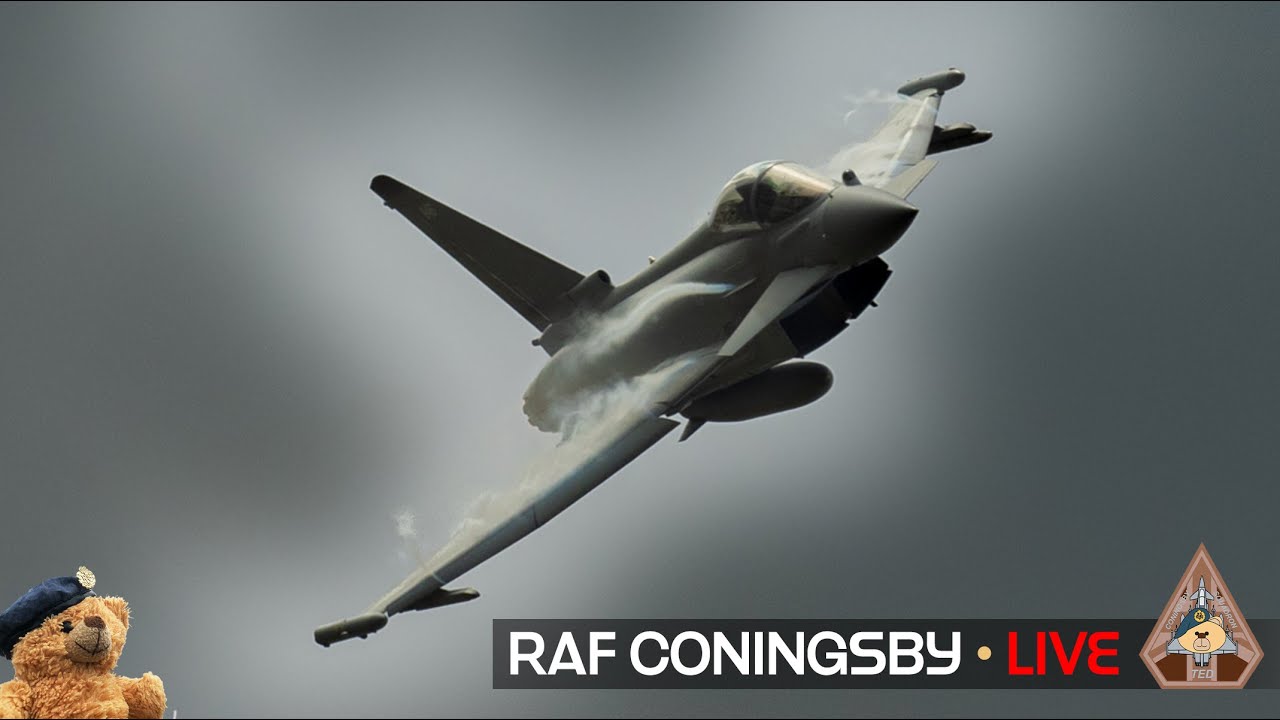LIVE SHOW RAF CONINGSBY EUROFIGHTER TYPHOON FGR4 FIGHTER JET ACTION • QRA STATION 02.05.23