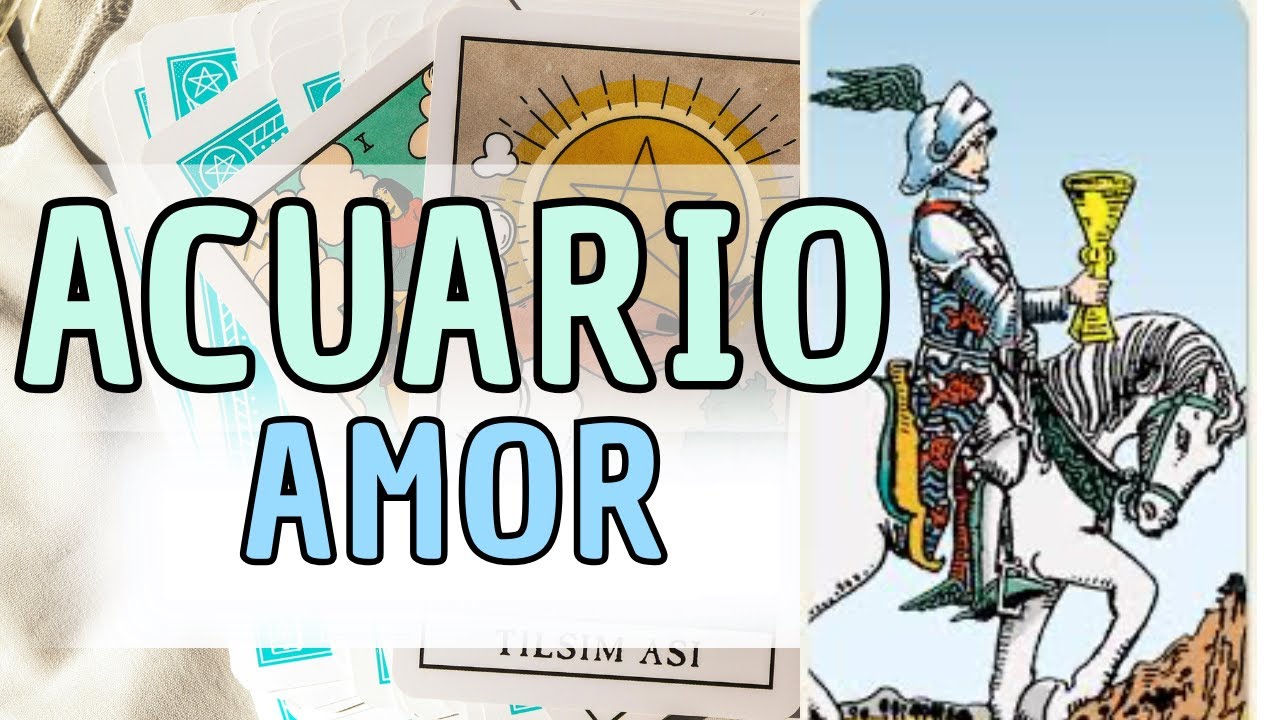 ACUARIO 😱WOW ESTA PERSONA TE QUIERE EN SU VIDA, VIENE CON VOLUNTAD, ILUSIÓN, AMOR Y  MUCHAS GANAS🥰