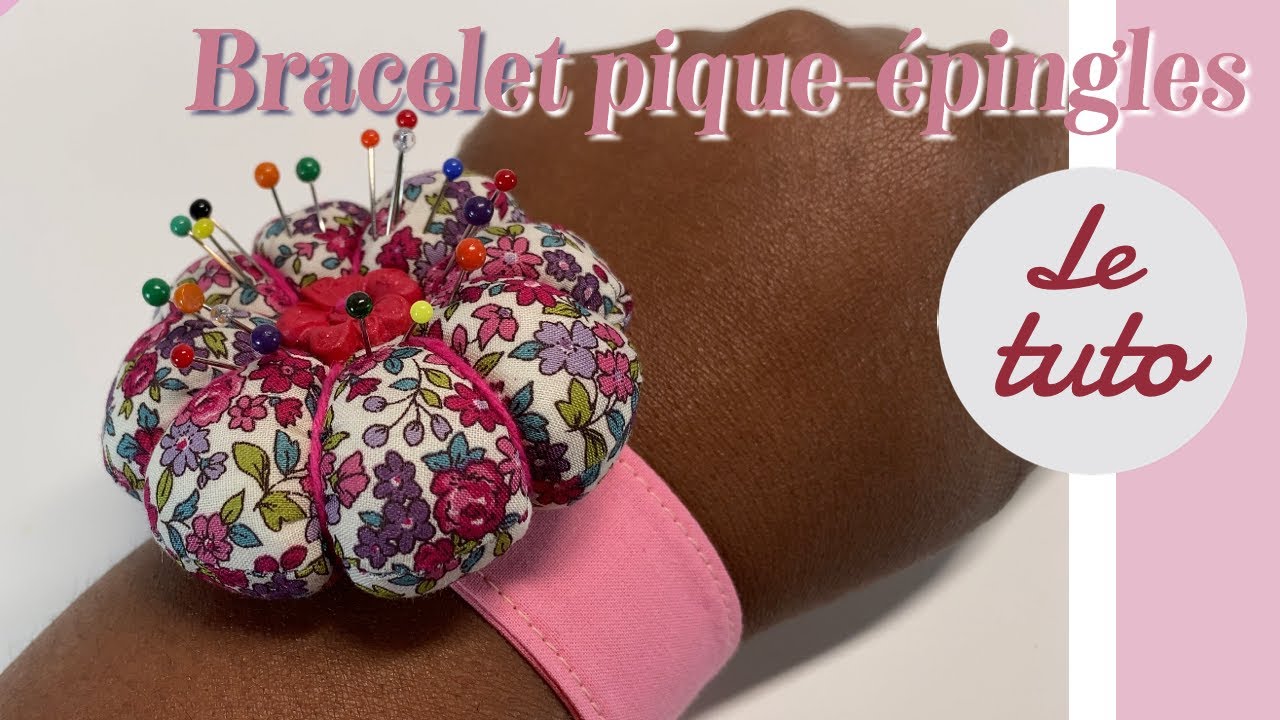 Un bracelet pique épingles super facile à coudre.