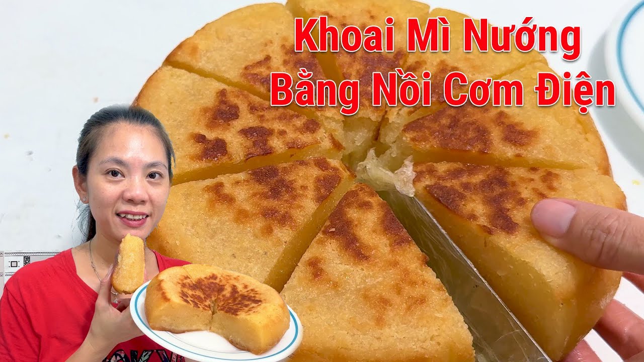 Cách làm bánh khoai mì nướng bằng nồi cơm điện dẻo ngon