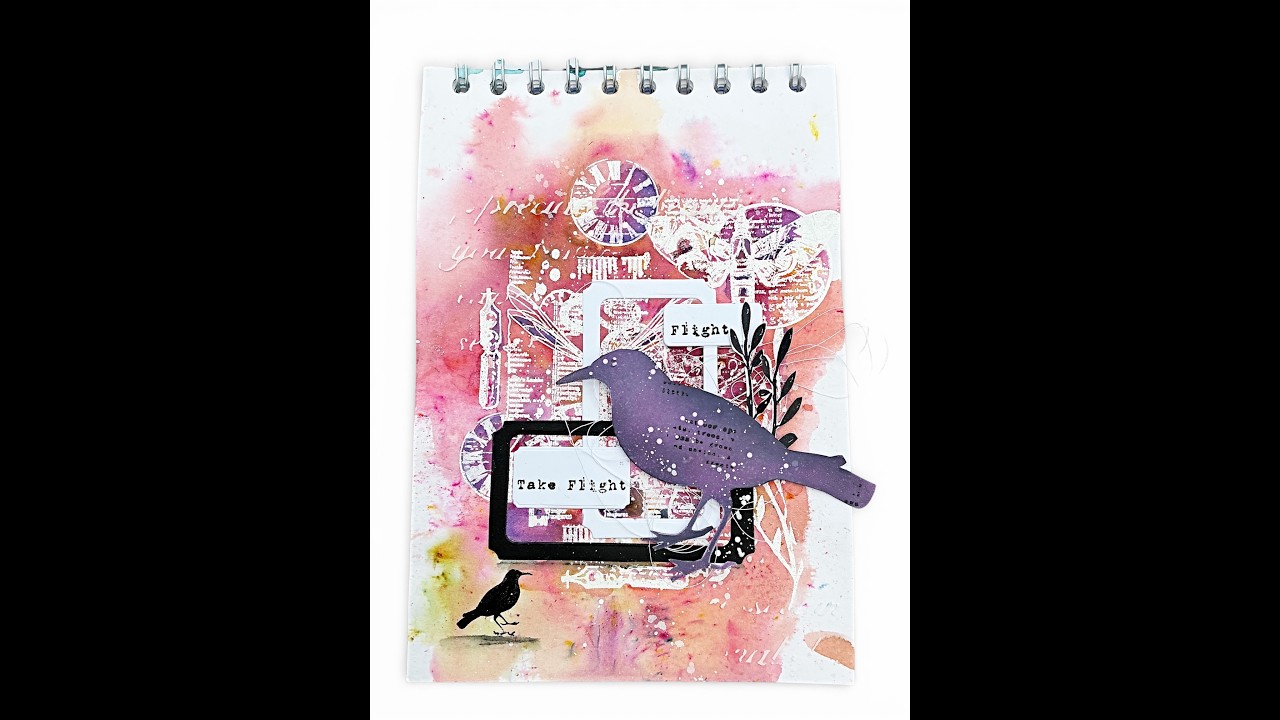 Journal Page - Lindy’s, Distress Pencils #tracyevansboutiquedesigns #journal #stamping