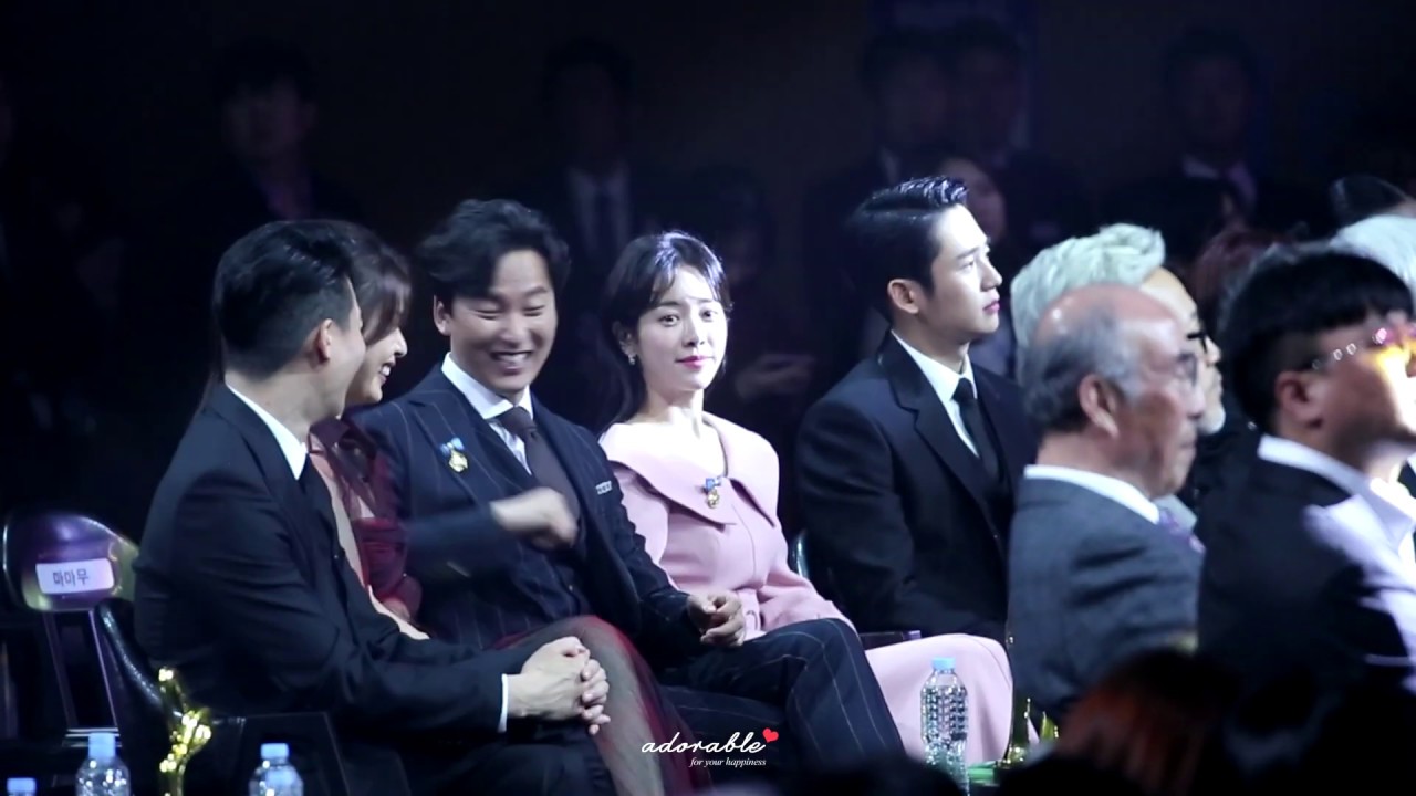 [직캠] 191030 대중문화예술상 한지민(hanjimin) 카이, 정선아 무대 리액션