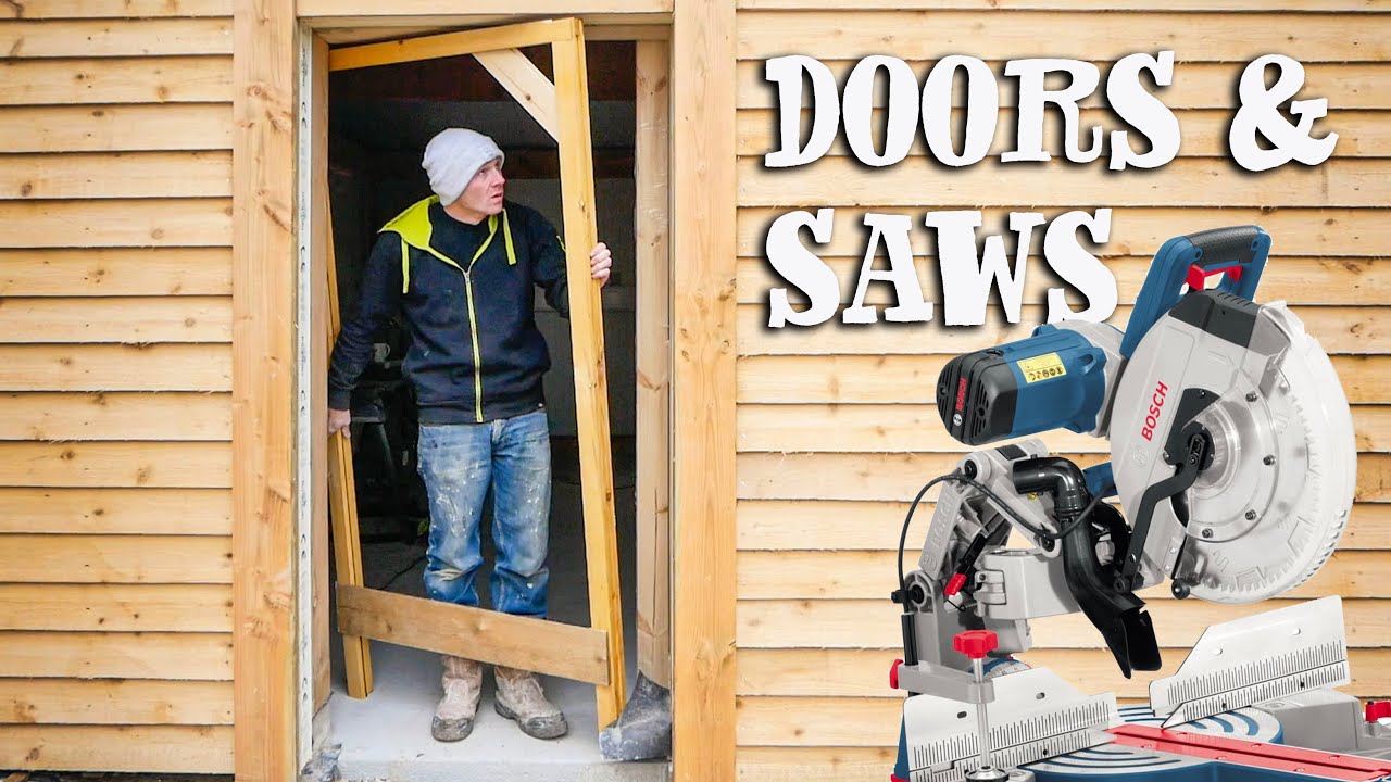 NEW SAW, NEW DOOR AND MOVING IN AT LAST!