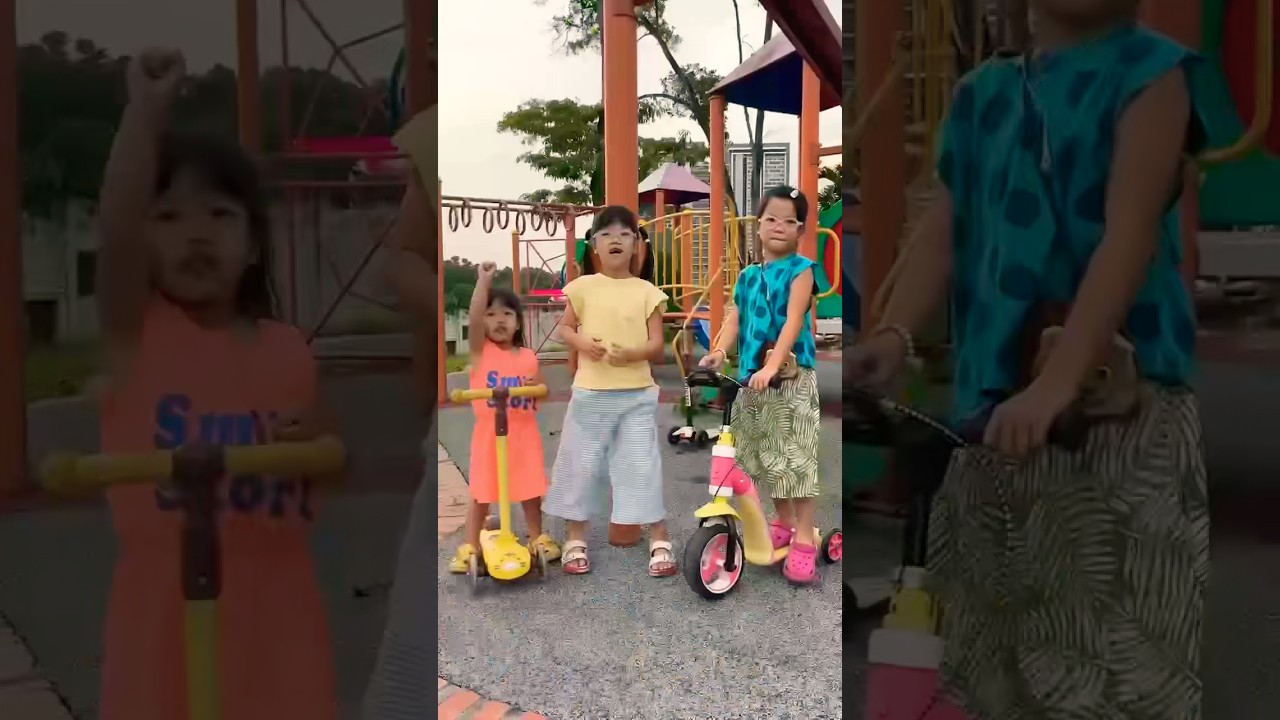 Xin & Yin’s Big Playground Adventure – Slide & Swing Safety Fun! 🛝✨