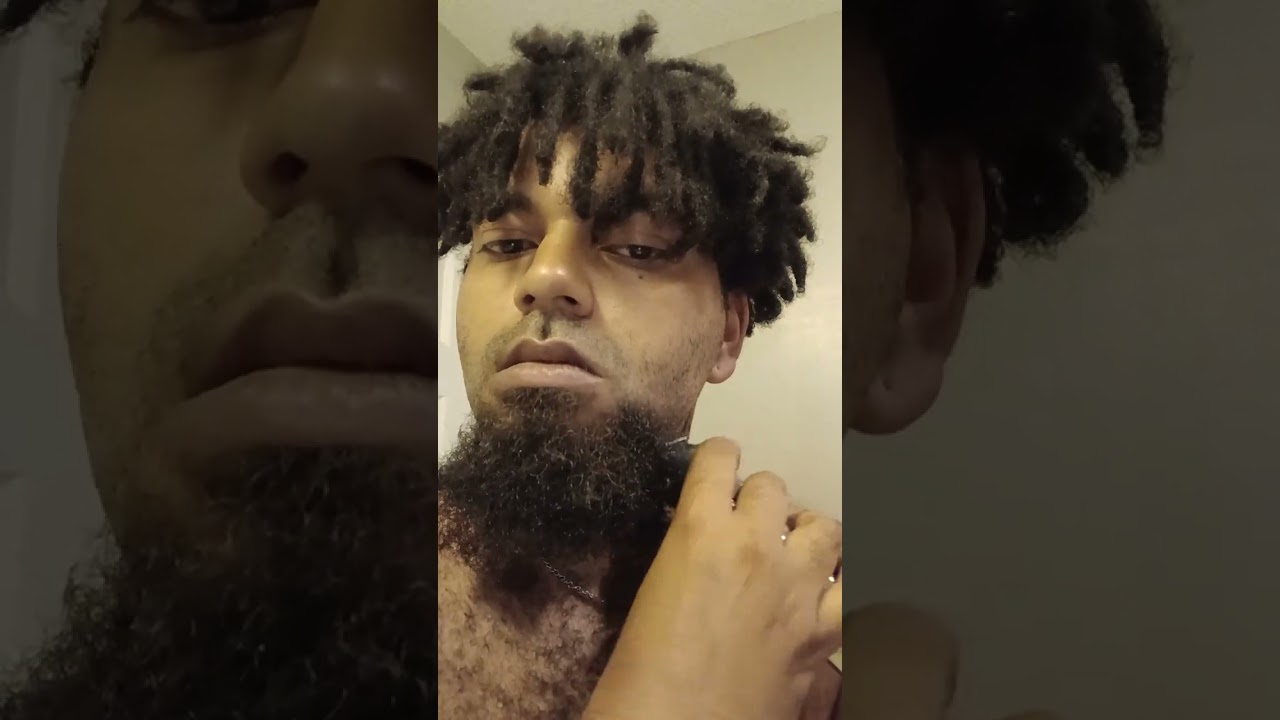 I shave my whole beard off in 1 piece (Again)
