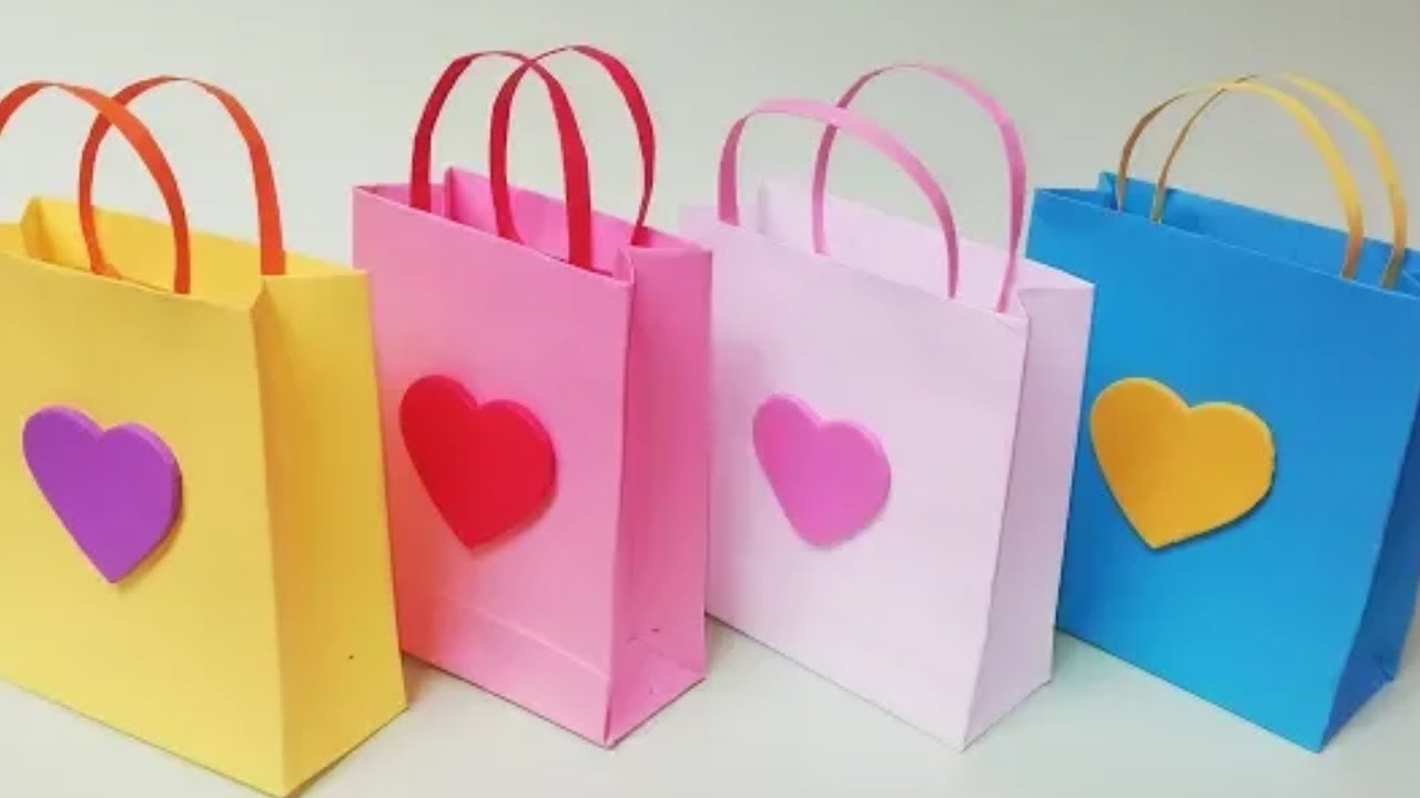 You can to make paper gift bag 