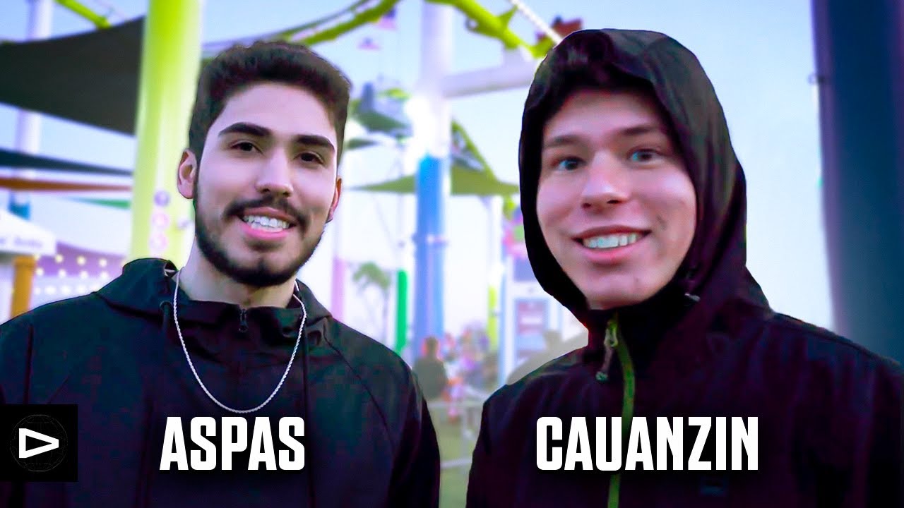 VLOG do Aspas e do Cauanzin no Parque de Diversões!