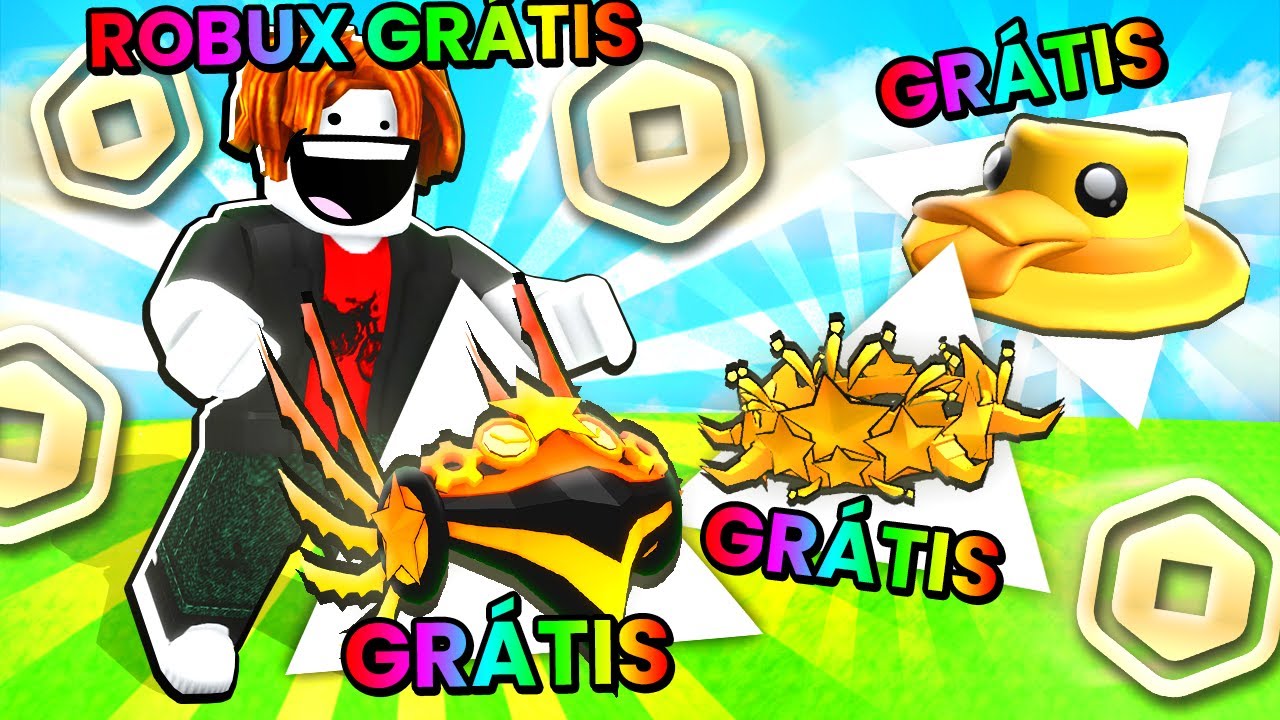 🟩 GANHE ROBUX GRÁTIS COM ITEM GRÁTIS NESSE JOGO DO ROBLOX 😜 FUI HUMILHADO POR PEGAR ITEM GRÁTIS???