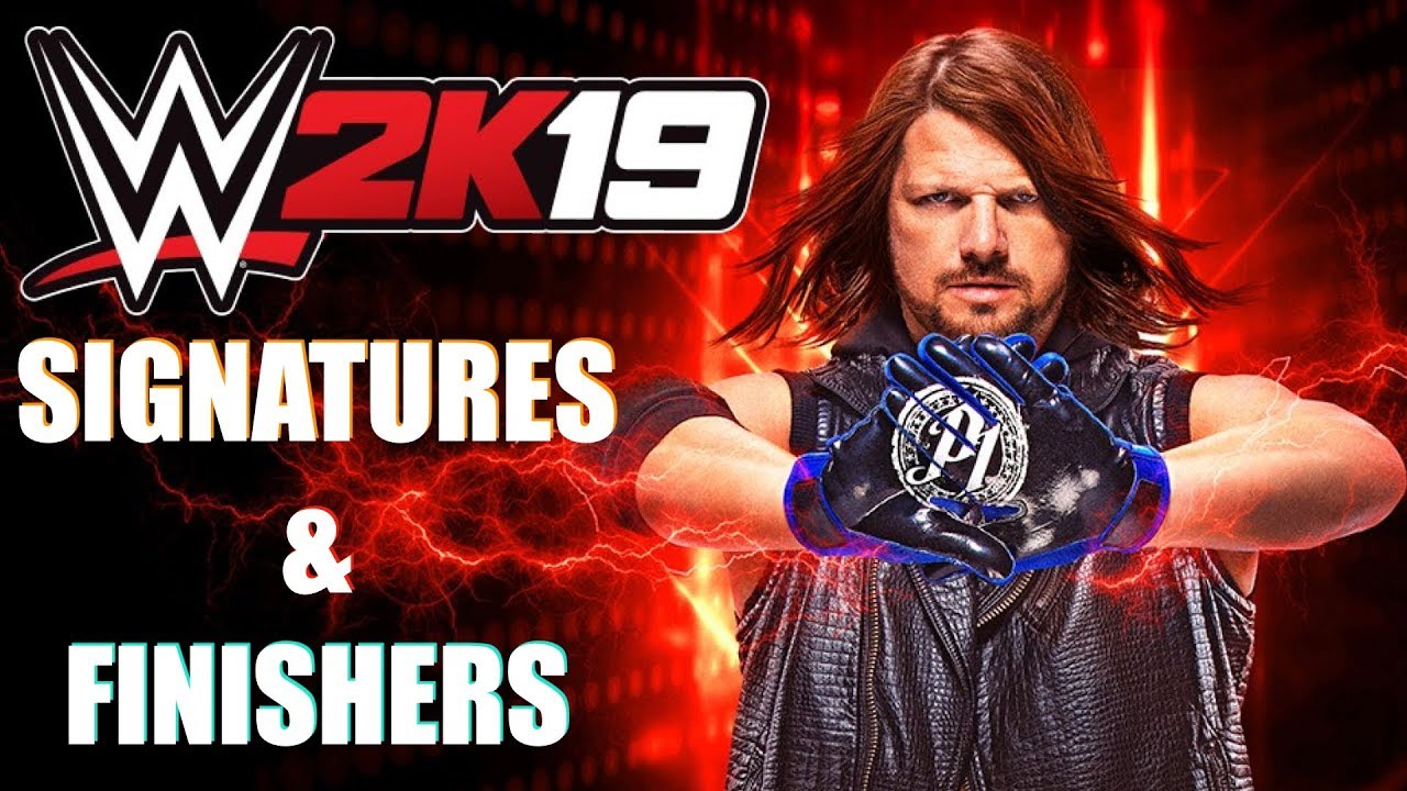 WWE 2K19 Signatures & Finishers👏😍